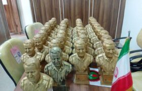 تهیه و اهداء 35 عدد سردیس رومیزی شهید «قاسم سلیمانی» به ادارات