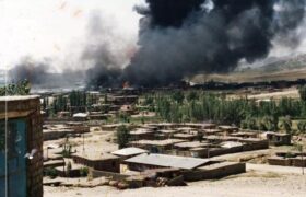 تصاویر/ بمباران شیمیایی روستای «قلعه جی» شهرستان سروآباد